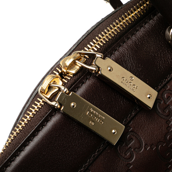 Pre-Loved Gucci Guccissima Punch Handbag - Picture 9 of 12